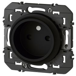 600534 Legrand - Dooxie Prise de courant 2P à puits 16A - Noir