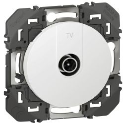 600351 Legrand - Dooxie Prise TV simple étoile blindée - Blanc