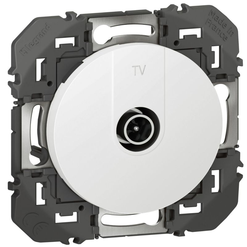 600351 Legrand - Dooxie Prise TV simple étoile blindée - Blanc