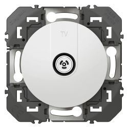 600351 Legrand - Dooxie Prise TV simple étoile blindée - Blanc