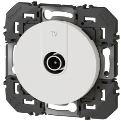 600351 Legrand - Dooxie Prise TV simple étoile blindée - Blanc