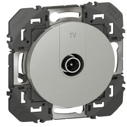 600451 Legrand - Dooxie Prise TV simple étoile blindée - Aluminium