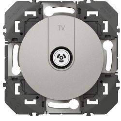 600451 Legrand - Dooxie Prise TV simple étoile blindée - Aluminium