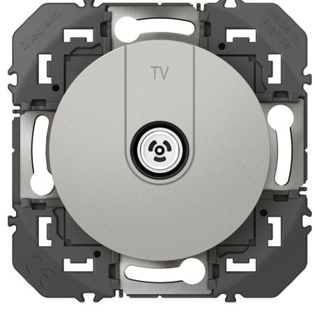 600451 Legrand - Dooxie Prise TV simple étoile blindée - Aluminium