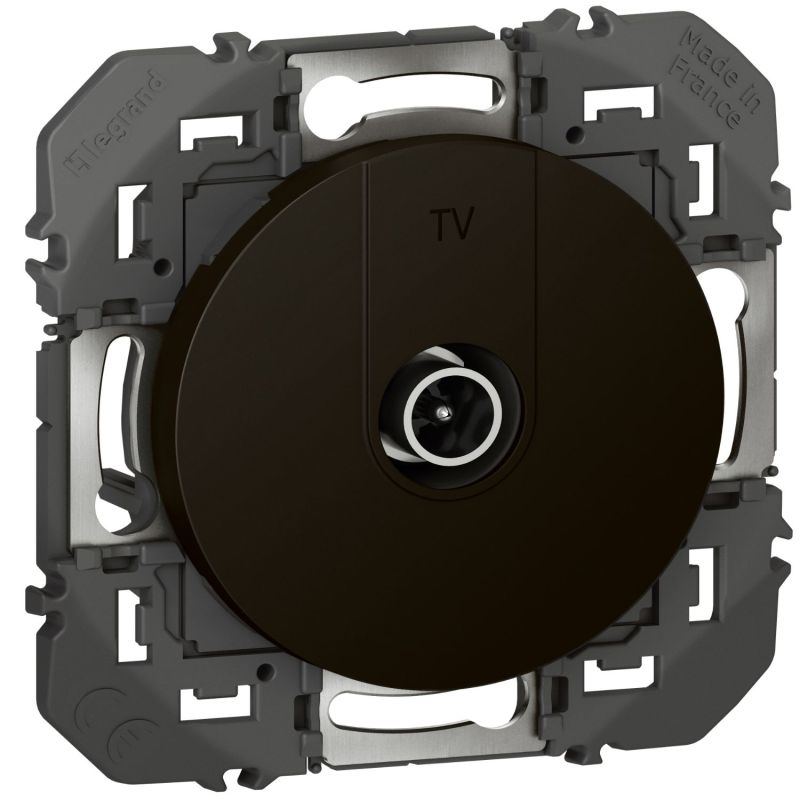 600551 Legrand - Dooxie Prise TV simple étoile blindée - Noir