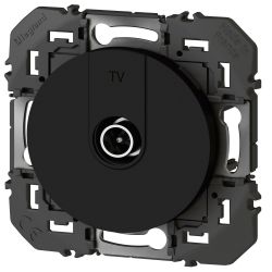 600551 Legrand - Dooxie Prise TV simple étoile blindée - Noir
