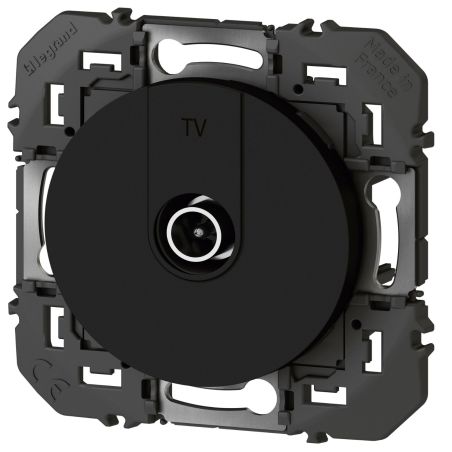 600551 Legrand - Dooxie Prise TV simple étoile blindée - Noir