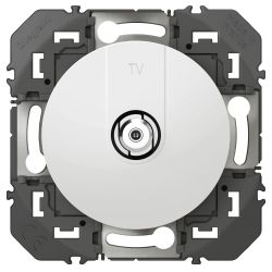 600350 Legrand - Dooxie Prise TV TypeF à visser - Blanc