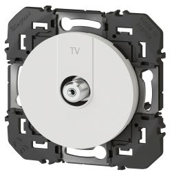 600350 Legrand - Dooxie Prise TV TypeF à visser - Blanc