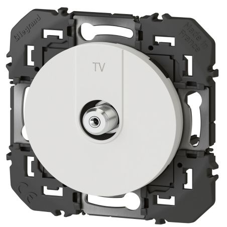 600350 Legrand - Dooxie Prise TV TypeF à visser - Blanc