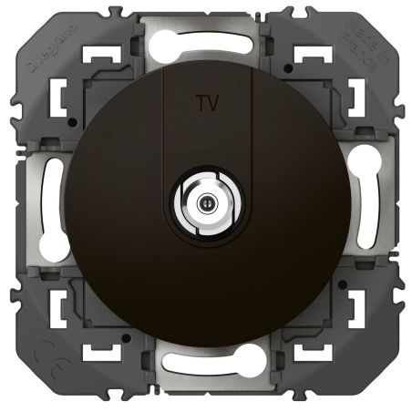 600550 Legrand - Dooxie Prise TV TypeF à visser - Noir