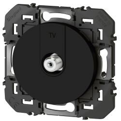 600550 Legrand - Dooxie Prise TV TypeF à visser - Noir