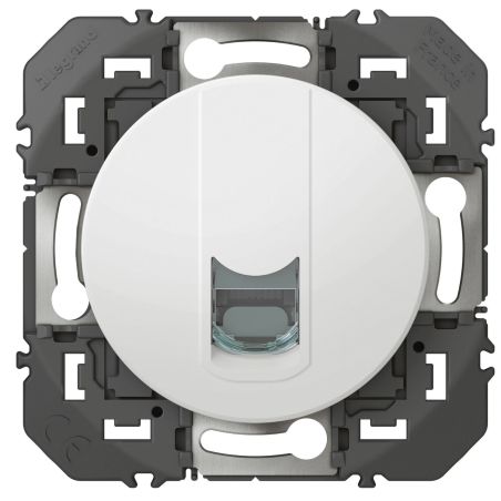 600375 Legrand - Dooxie Prise blindée RJ45 catégorie 6 STP - Blanc