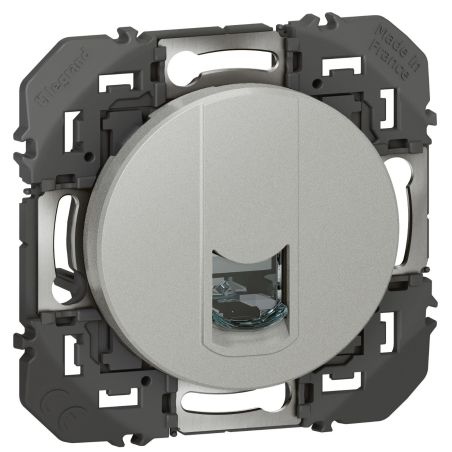 600475 Legrand - Dooxie Prise blindée RJ45 catégorie 6 STP - Aluminium