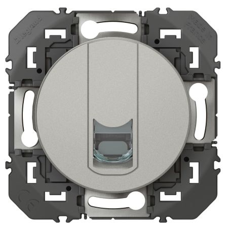 600475 Legrand - Dooxie Prise blindée RJ45 catégorie 6 STP - Aluminium