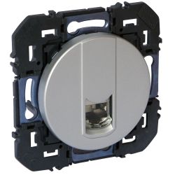 600474 Legrand - Dooxie Prise RJ45 catégorie 6A STP grade 3 - Aluminium