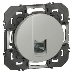 600476 Legrand - Dooxie Prise RJ45 catégorie 6 FTP - Aluminium