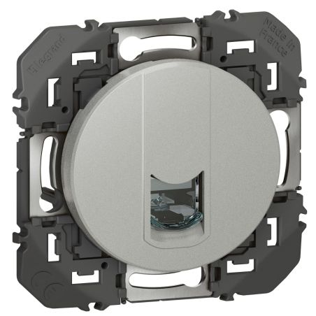 600476 Legrand - Dooxie Prise RJ45 catégorie 6 FTP - Aluminium