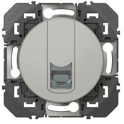 600476 Legrand - Dooxie Prise RJ45 catégorie 6 FTP - Aluminium