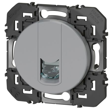 600476 Legrand - Dooxie Prise RJ45 catégorie 6 FTP - Aluminium