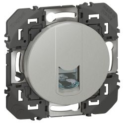 600477 Legrand - Dooxie Prise RJ45 catégorie 5e FTP - Aluminium