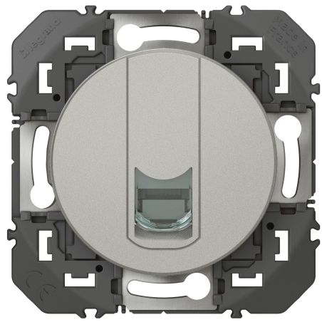 600477 Legrand - Dooxie Prise RJ45 catégorie 5e FTP - Aluminium