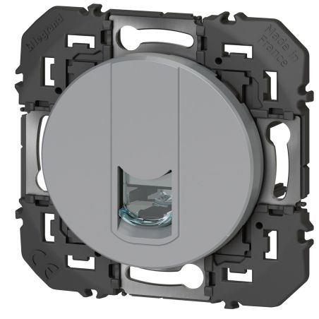 600477 Legrand - Dooxie Prise RJ45 catégorie 5e FTP - Aluminium