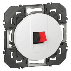 600381 Legrand - Dooxie Prise haut-parleur simple - Blanc