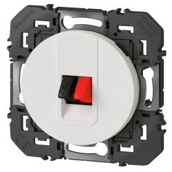 600381 Legrand - Dooxie Prise haut-parleur simple - Blanc