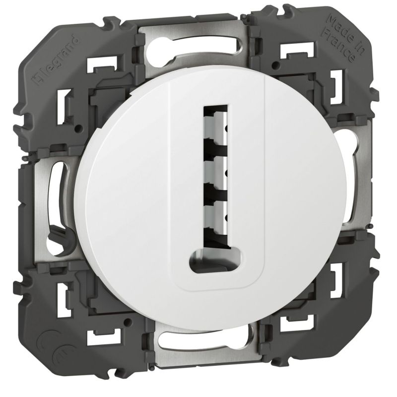 600368 Legrand - Dooxie Prise téléphone en T - Blanc