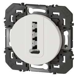 600368 Legrand - Dooxie Prise téléphone en T - Blanc