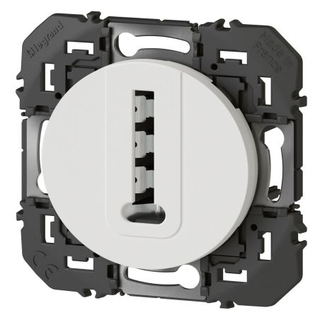 600368 Legrand - Dooxie Prise téléphone en T - Blanc