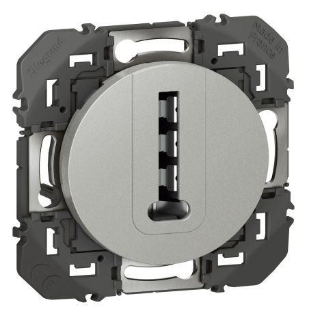 600468 Legrand - Dooxie Prise téléphone en T - Aluminium