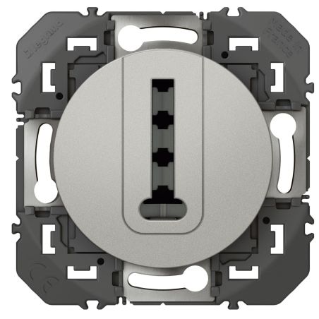 600468 Legrand - Dooxie Prise téléphone en T - Aluminium