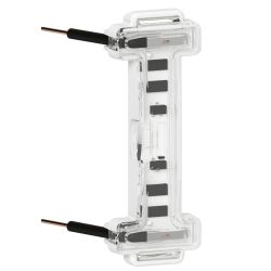 600143 Legrand - Dooxie Voyant LED lumineux 12/24/48V à raccordement par montage direct 2 fils - Blanc