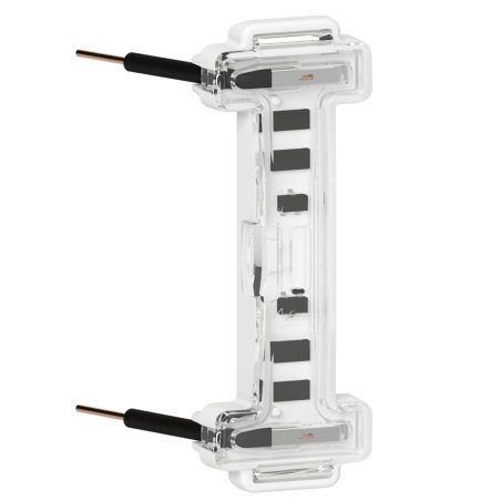 600143 Legrand - Dooxie Voyant LED lumineux 12/24/48V à raccordement par montage direct 2 fils - Blanc