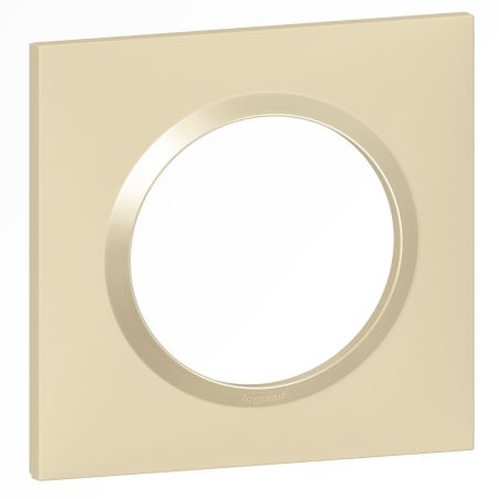 600811 Legrand - Dooxie Plaque de finition carrée 1 poste - Dune