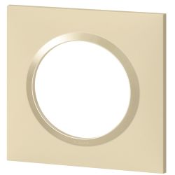 600811 Legrand - Dooxie Plaque de finition carrée 1 poste - Dune