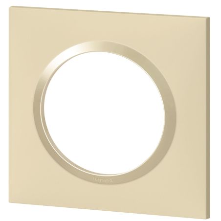 600811 Legrand - Dooxie Plaque de finition carrée 1 poste - Dune