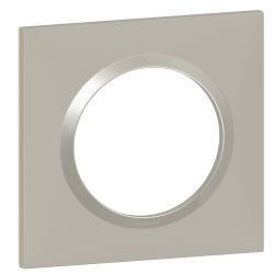 600821 Legrand - Dooxie Plaque de finition carrée 1 poste - Plume