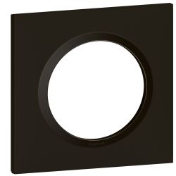 600891 Legrand - Dooxie Plaque de finition carrée 1 poste - Noir
