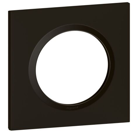 600891 Legrand - Dooxie Plaque de finition carrée 1 poste - Noir