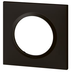 600891 Legrand - Dooxie Plaque de finition carrée 1 poste - Noir