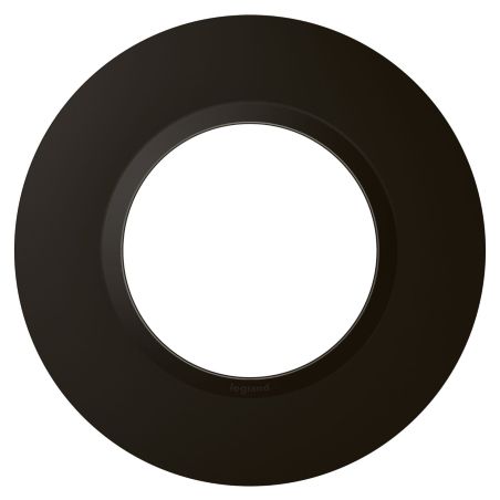 600994 Legrand - Dooxie Plaque de finition ronde 1 poste - Noir