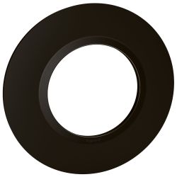 600994 Legrand - Dooxie Plaque de finition ronde 1 poste - Noir