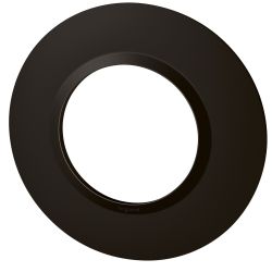 600994 Legrand - Dooxie Plaque de finition ronde 1 poste - Noir