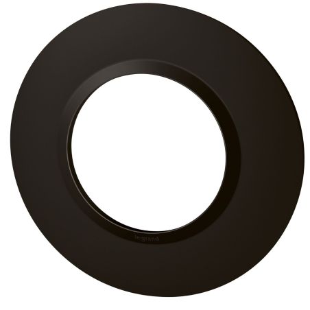 600994 Legrand - Dooxie Plaque de finition ronde 1 poste - Noir