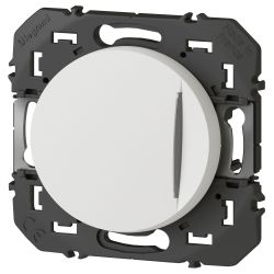 600011 Legrand - Dooxie Interrupteur ou va-et-vient avec voyant lumineux 10A 250V - Blanc