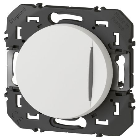 600011 Legrand - Dooxie Interrupteur ou va-et-vient avec voyant lumineux 10A 250V - Blanc