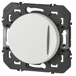 600009 Legrand - Dooxie Interrupteur ou va-et-vient avec témoin lumineux 10A 250V - Blanc